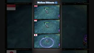 Melissa Ultimate (English - Indonesia - Japan) #shorts