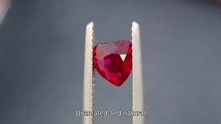 Stunning Mozambique Heart-Shaped Ruby Profile