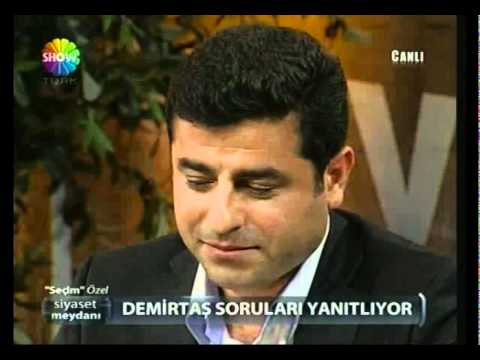 Secim özel,Selahattin Demirtas sorulari yanitliyor Siyaset meydani-3