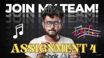 Assignment 4 - Music | Cohort 5.0 | @TharunSpeaks