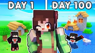 100 Days Of PRANKING for TankDemic In Minecraft! | OMOCITY | 😍 ( Tagalog )