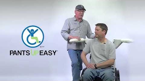 Pants Up Easy helping people using wheelchairs