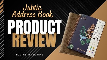 JUBTIC Address and Password Book: Product Review #jubticbook #jubtic