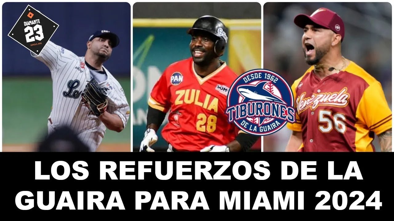TIBURONES DE LA GUAIRA Refuerzos para la Serie del Caribe Miami 2024 ...