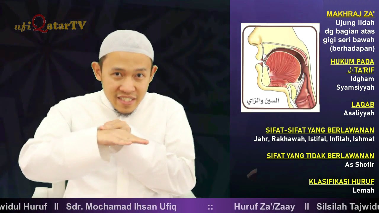 Huruf Za'  ll Silsilah Tajwidul Huruf  ll  Sdr. Mochamad Ihsan Ufiq