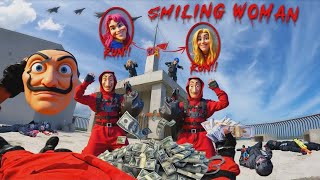 Money Heist: Escape de la SWAT y la Mujer Sonriente en Zona Abandonada