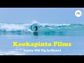 Tommy witt pig surfboard  sance de planche de surf style annes 50  kookapinto films