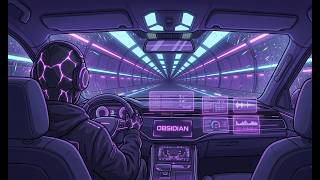 OBSIDIAN // Tunnel Drive 🚇🌧️ Dark Cyberpunk Lofi Beats to Focus, Drive & Disappear | 2 Hours