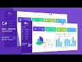 Modern real estate C# UI dashboard inspiration made with Bunifu UI and BuniCharts   Part 1