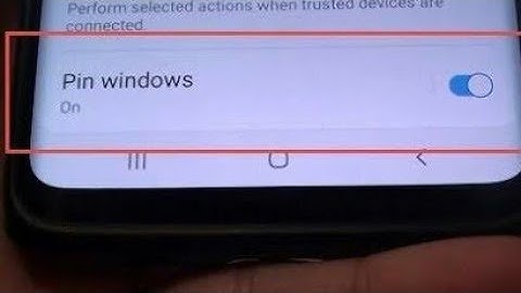 Samsung Grand prime Plus:How to Enable / Disable PIN Windows of an App