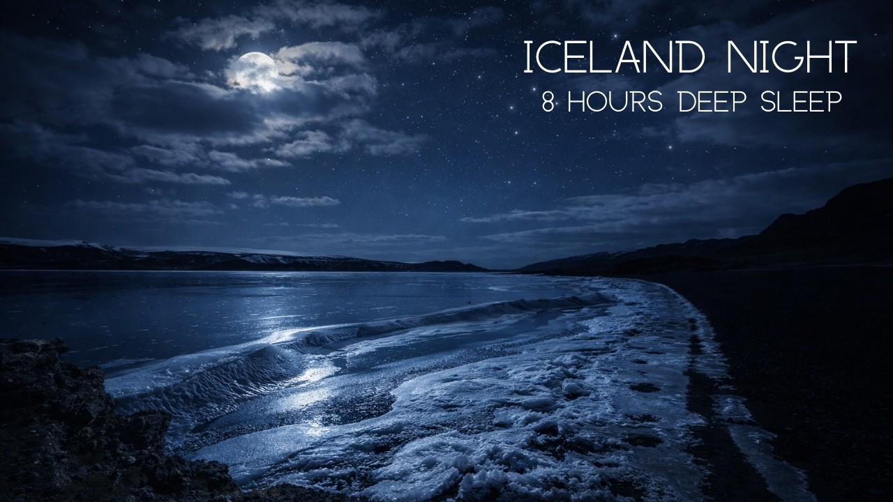 8 Hours Deep Sleep Music 🌙 Fall Asleep Fast and Stay Asleep | Calm Night Landscape