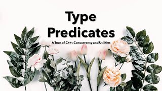 Type Predicates ( A Tour of C++: Concurrency and Utilities )