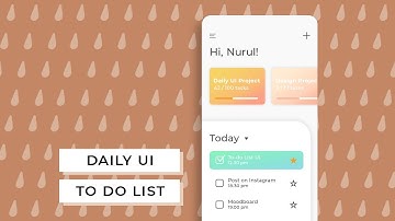 To Do List | UI Design Time Lapse