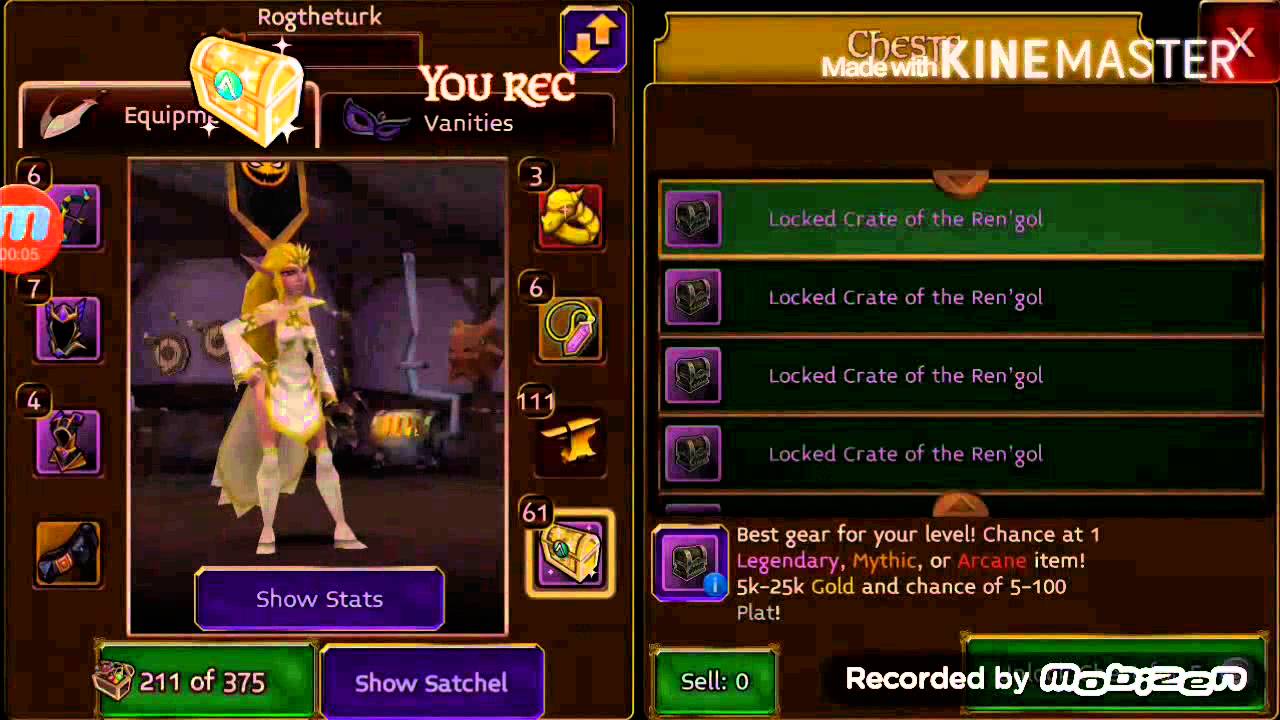 Arcane Legends - Open Locked Ren'gol