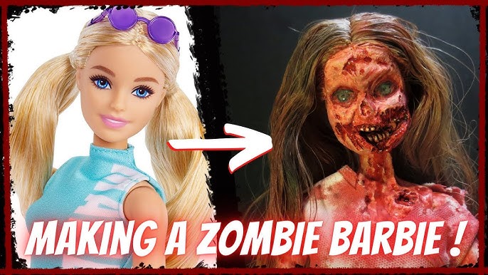 slange ballon blomst How To Make A Barbie Zombie - Barbie Doll Customization - DIY Halloween  Props | Dark Nook - YouTube