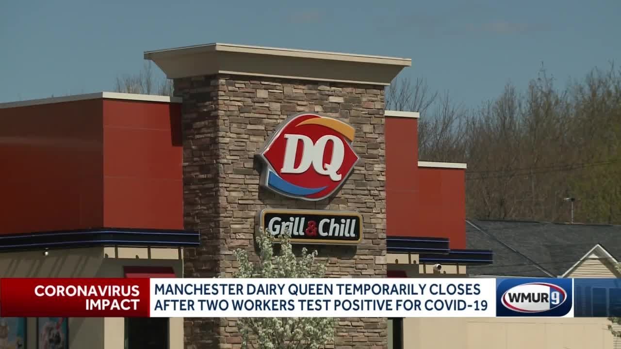 Two workers test positive for COVID19 at Manchester Dairy Queen YouTube