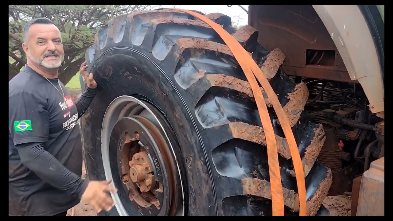 VEJA SÓ COMO ENCHER UM PNEU 24-5-32  SEM CAMARA.... USANDO UMA CINTA  CATRACA