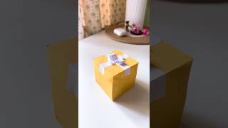 🔥പേപ്പർ കൊണ്ട് cute mini gift box😍cute അല്ലേ❤️ #shorts #craft #diy