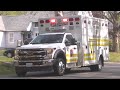 Strafford ambulance 2 responding in northwood