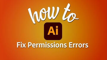 How to fix preferences folder read-only & ID: -5000 errors for Adobe Illustrator