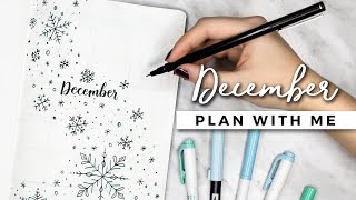 PLAN WITH ME | December 2017 Bullet Journal Setup