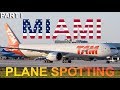 1+ HOUR of PURE MIAMI AIRPORT PLANE SPOTTING (MIA/ KMIA): Part I
