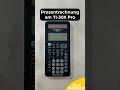 Prozentrechnung am TI-30X Pro