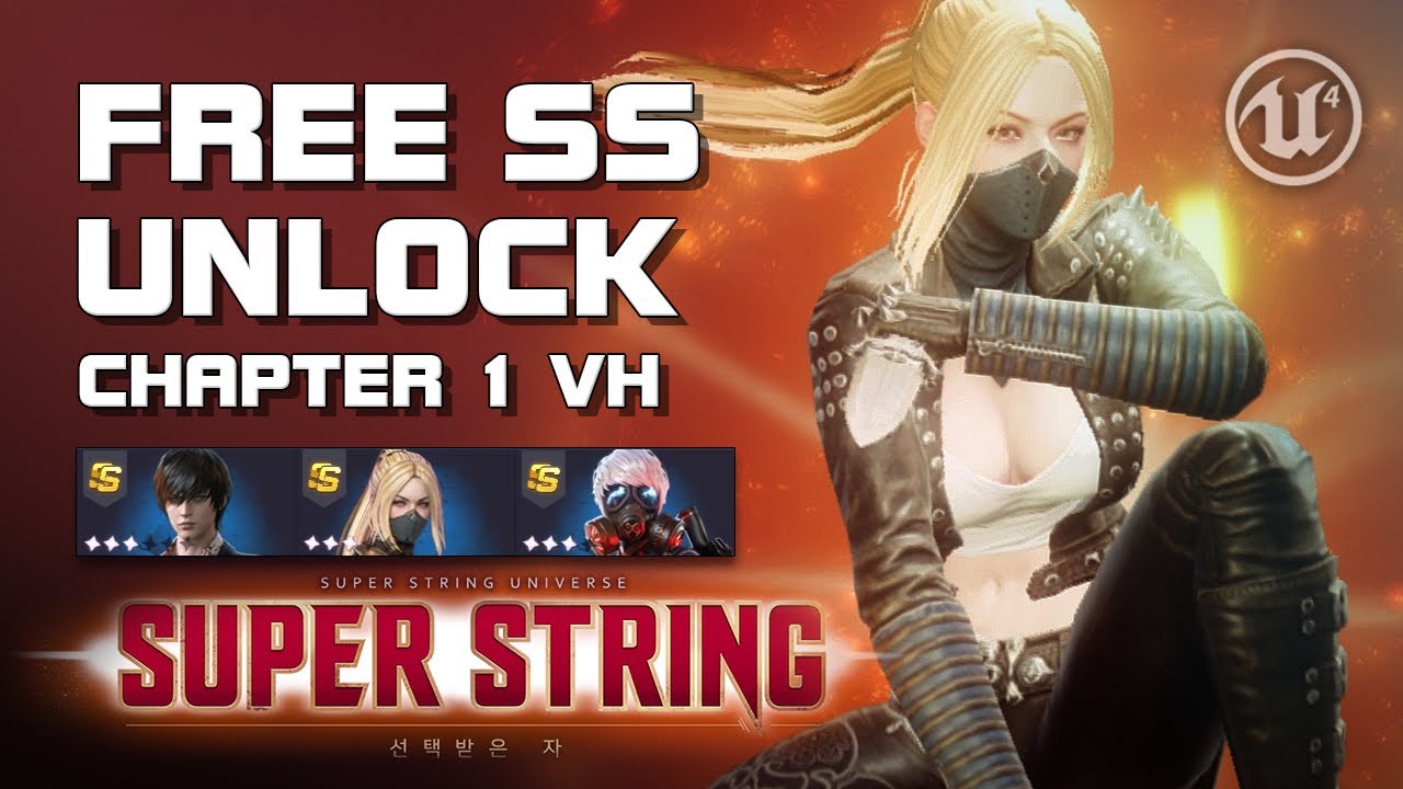 Super String (슈퍼스트링) - Free SS Characters Unlock - UE4 - Android on PC - F2P - KR