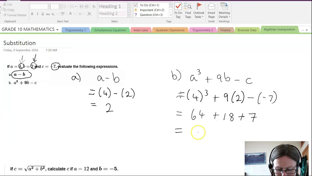 Substitution - YouTube