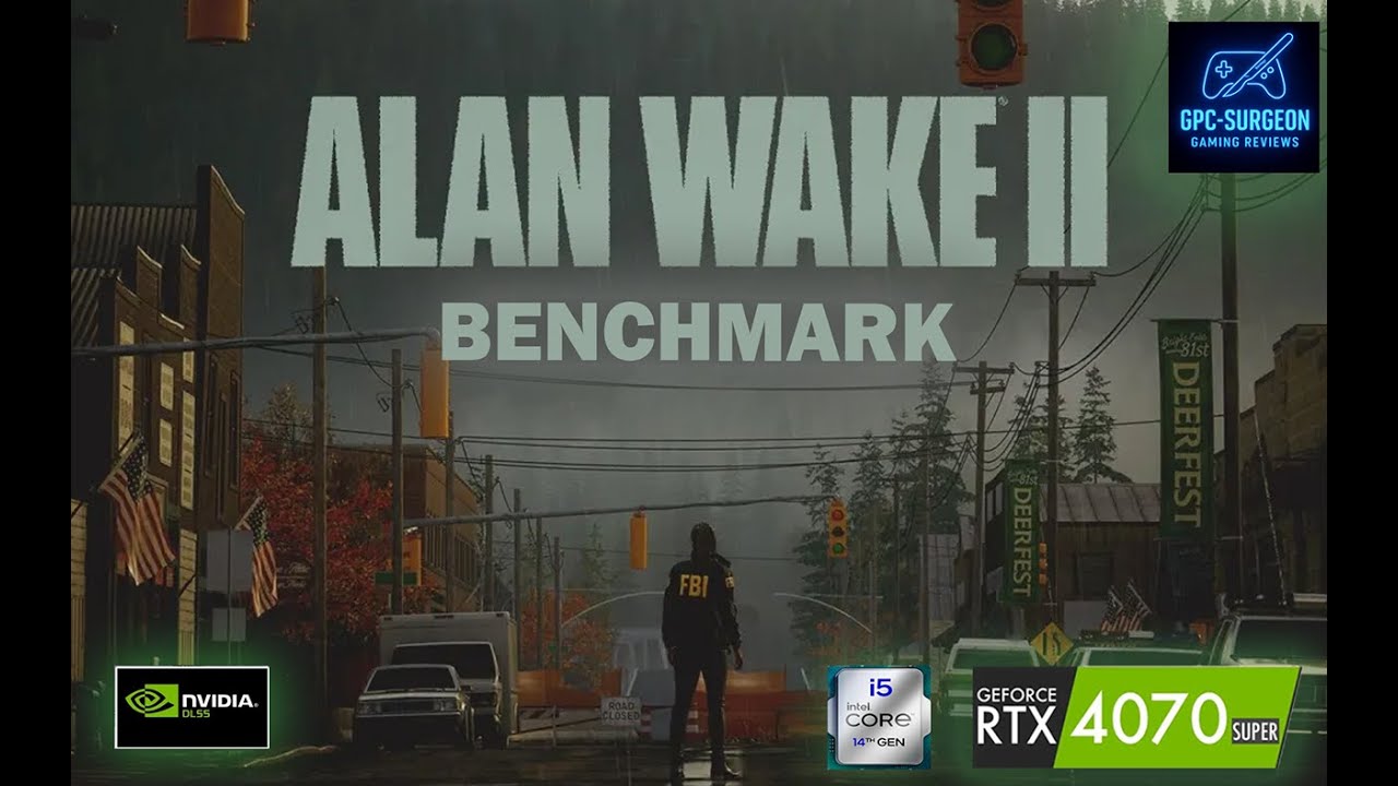 Alan Wake 2 Benchmark — RTX 4070 Super + i5 14400K | 1440p Path Tracing Ultra DLSS 4