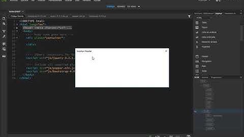 Introducción HTML: Sitio y estructura con Bootstrap 4 y Dreamweaver