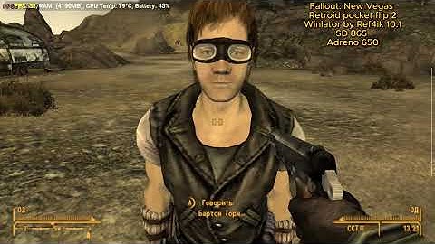 Fallout New Vegas ANDROID 60FPS Settings Winlator v10.1 Retroid pocket flip 2 #winlator #android