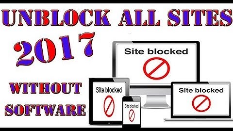 How to open blocked websites without proxy and software