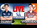 Live srh vs gt live match  ipl live score  commentary  hyderabad vs gujarat live  ipl 2024 live