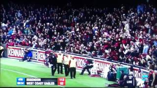 Last 41 seconds Essendon vs West Coast round 7 2012