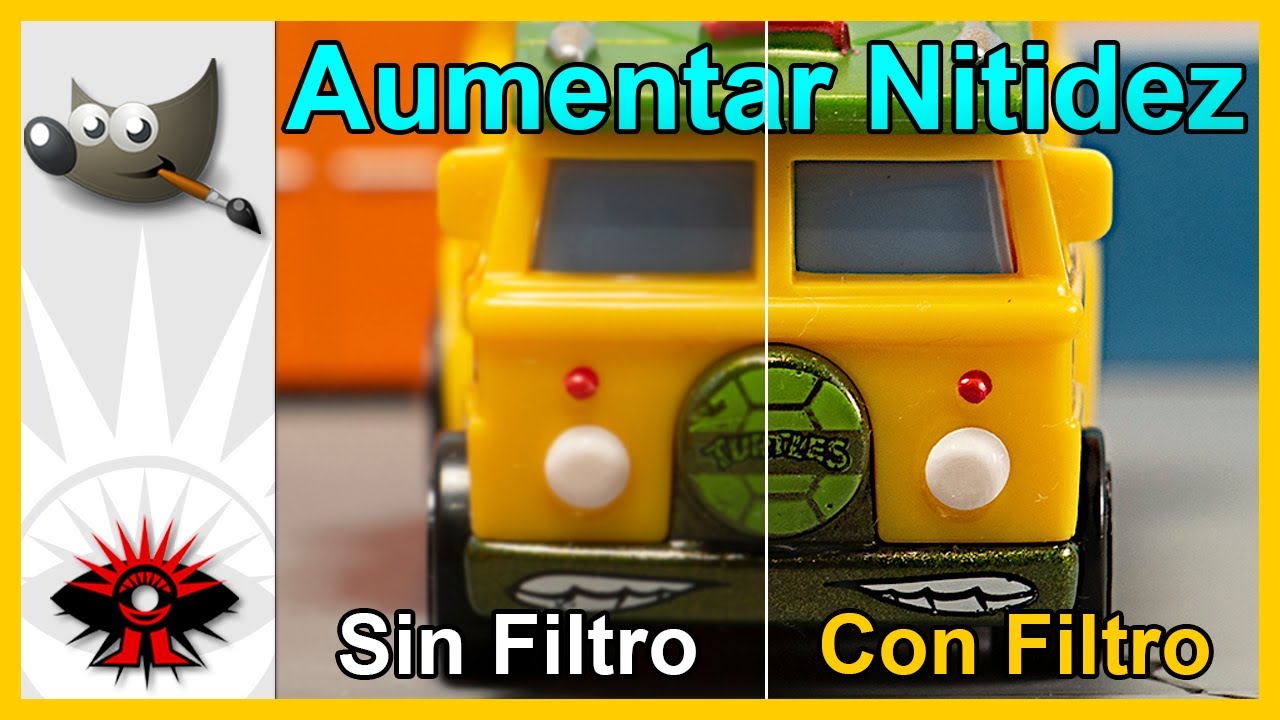 Aumentar nitidez de la imagen usando filtros en GIMP