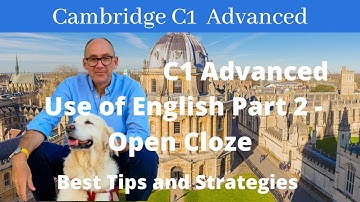 C1 Advanced Use Of English Part 2 Open Cloze