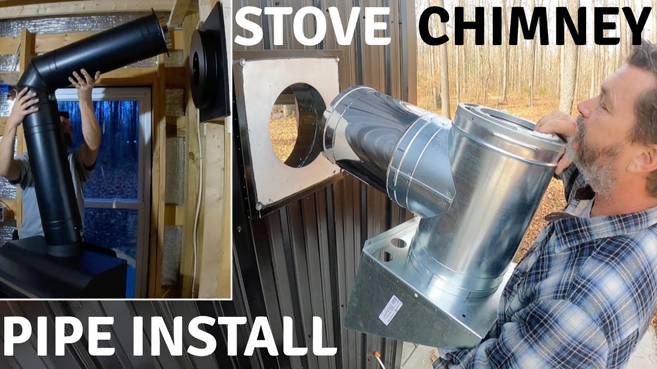 061 Stainless steel wood stove chimney 