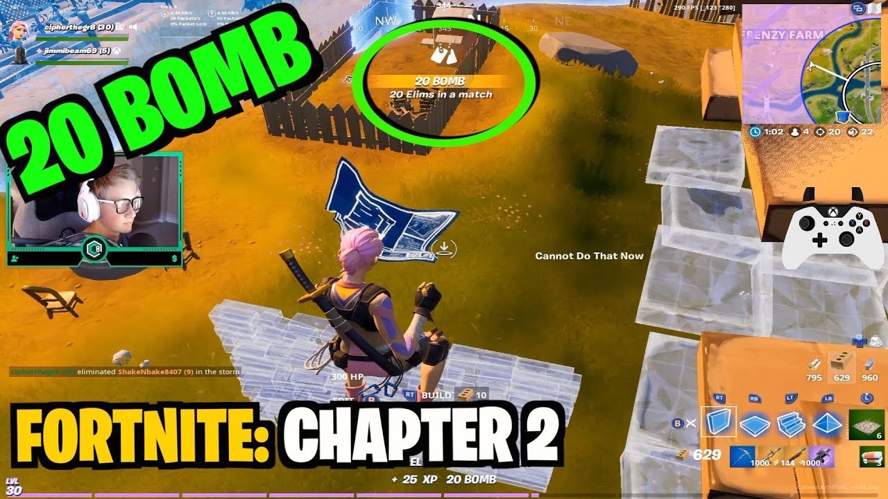 My First 20 BOMB of Season 11/Chapter 2 (Controller on PC) - YouTube