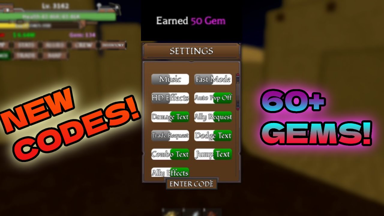 NEW CODES! In King Legacy Update 4