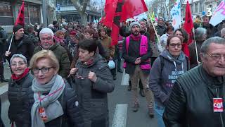 Montpellier : manifestation contre la réforme des retraites et l'utilisation du 49.3