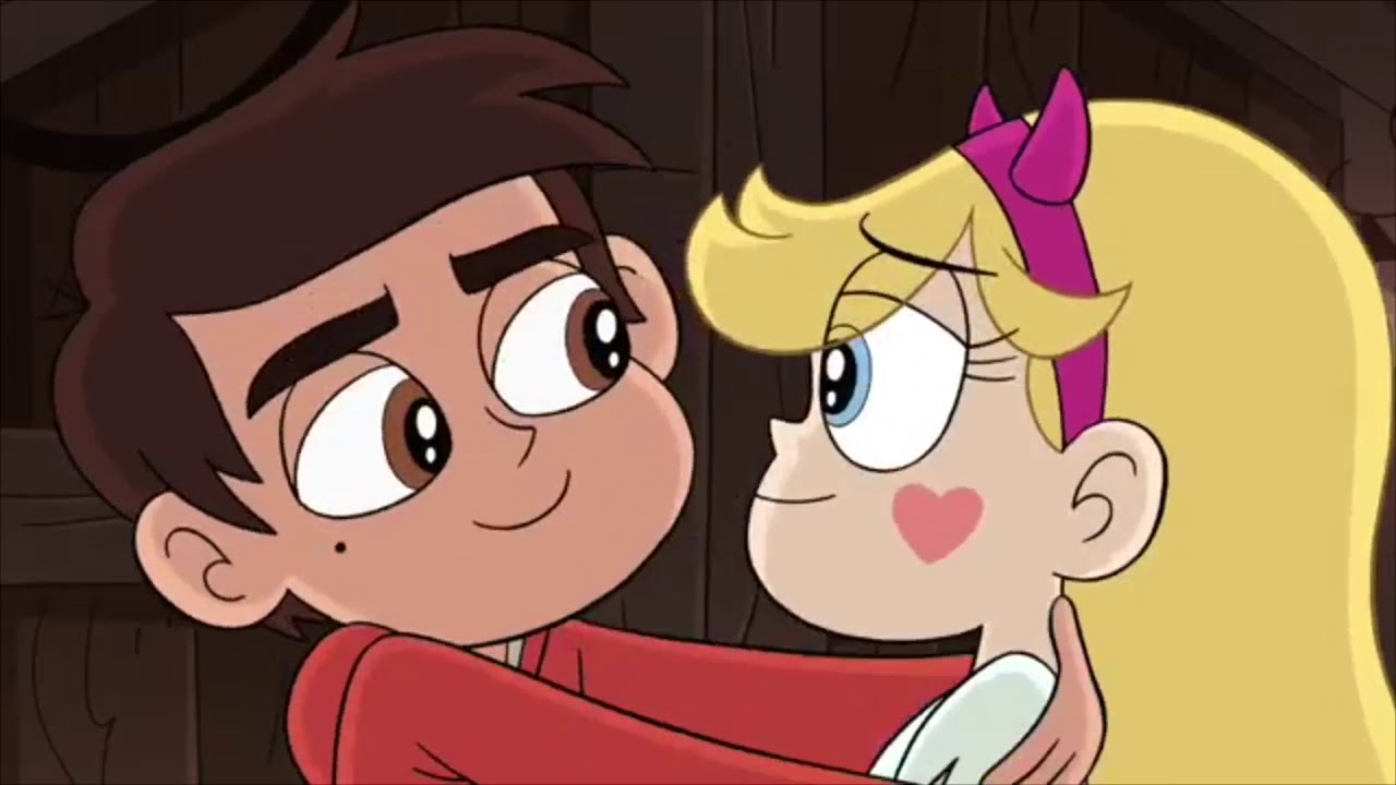 Star vs the forces of evil star and marco kiss