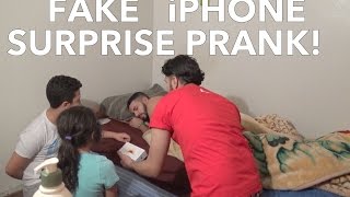 FAKE iPHONE SURPRISE PRANK!!!