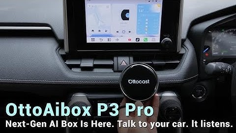 Ottocast | OttoAibox P3 Pro. Next-Gen AI Box Is Here. Talk to your car. lt listens.