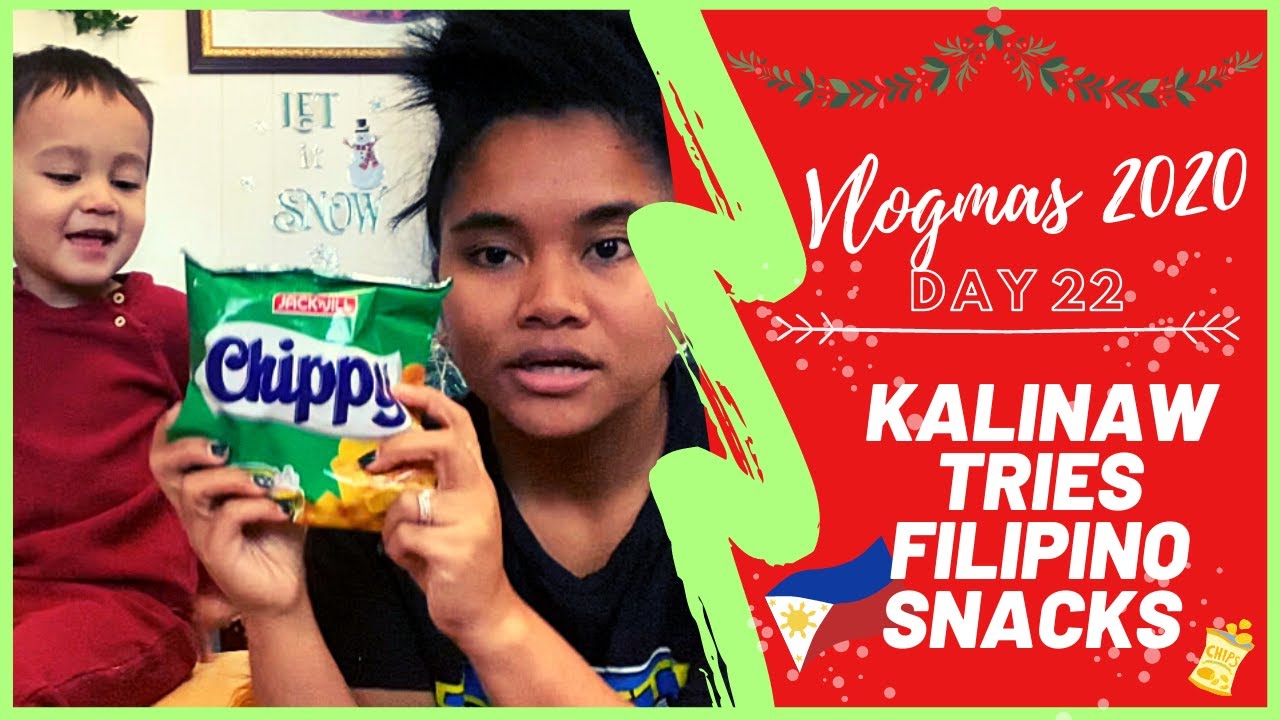 My Filipino-American son tries Filipino Snacks | VLOGMAS 2020 DAY 22 | Kalishenanigans