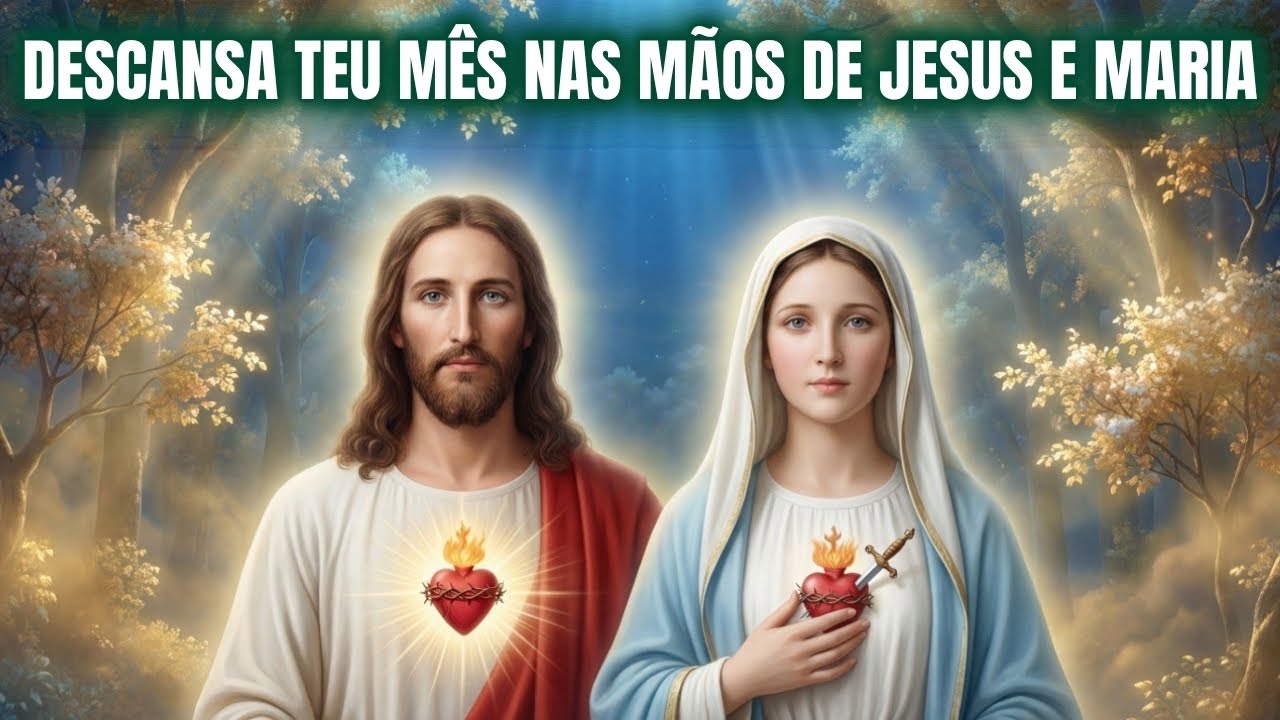 🎶 ENCERRE ESTE MÊS SOB O SAGRADO CORAÇÃO DE JESUS E O IMACULADO CORAÇÃO DE MARIA