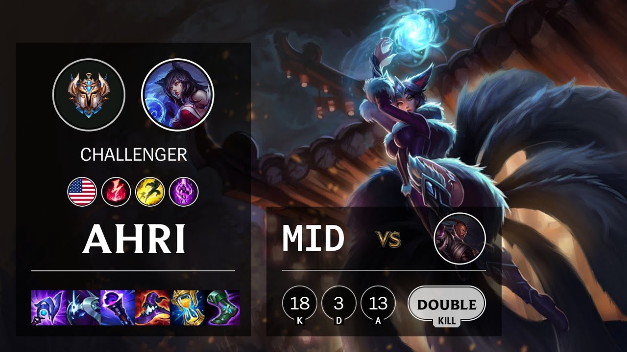Ahri Mid vs Lucian - NA Challenger Patch 11.15