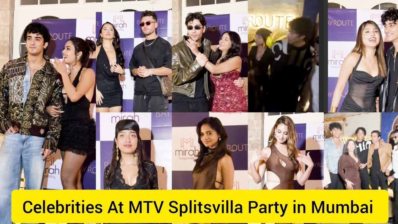MTV Splitsvilla Party Tejasswi Prakash Karan Kundra Ruru Thakur Yogesh Rawat Nia Sharma Anisha Zakir