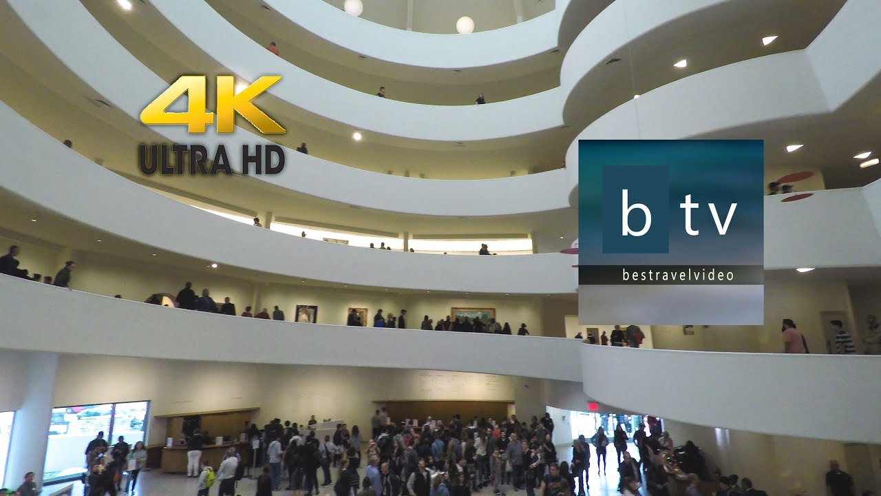 Solomon R Guggenheim Museum New York City A Walk Inside In 4k