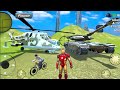 Iron Man Rope Hero Gangstar Vegas Crime City Simulator | Military Base in City #7 - Android Gameplay
